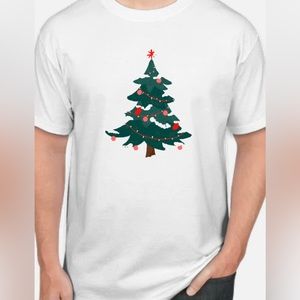 Unisex, Christmas tree tshirt